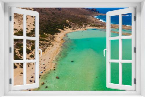 Fototapeta Naklejka Na Ścianę Okno 3D - beautiful beaches of Greece - Crete Balos bay