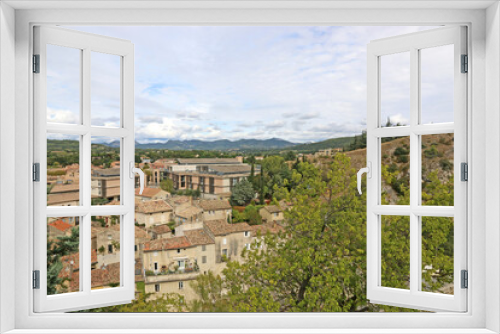 Fototapeta Naklejka Na Ścianę Okno 3D - Provence landscape from Vaison-la-Romaine, France