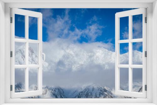 Fototapeta Naklejka Na Ścianę Okno 3D - スキー場での風景写真