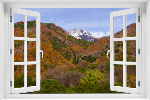 Fototapeta Naklejka Na Ścianę Okno 3D - Autunno sull'Etna