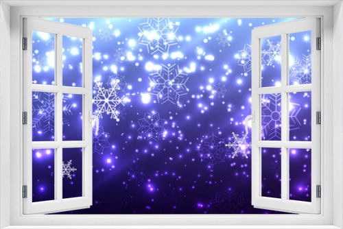 Fototapeta Naklejka Na Ścianę Okno 3D - Beautiful merry christmas shiny glitters banner background
