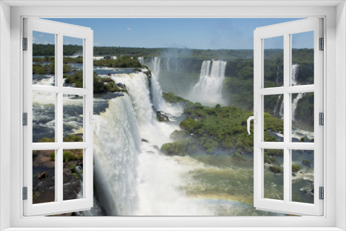 Fototapeta Naklejka Na Ścianę Okno 3D - garganta del diablo at the iguazu falls