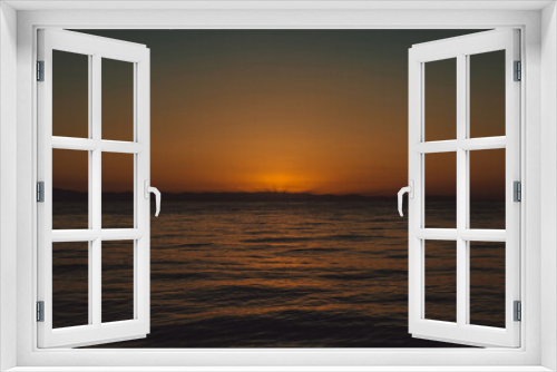 Fototapeta Naklejka Na Ścianę Okno 3D - beautiful sunrise in the morning on the Mediterranean sea