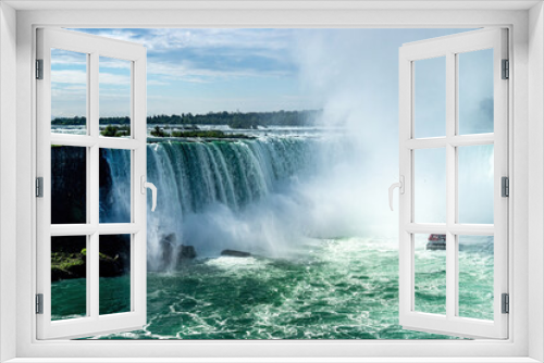 Fototapeta Naklejka Na Ścianę Okno 3D - Niagara Wasserfälle