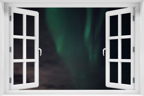 Fototapeta Naklejka Na Ścianę Okno 3D - The dance of the Northern Lights in the skies of Iceland