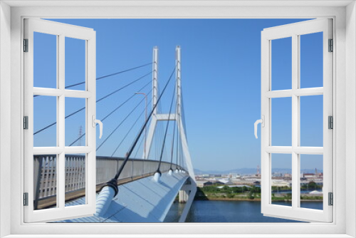 Fototapeta Naklejka Na Ścianę Okno 3D - 中島新橋