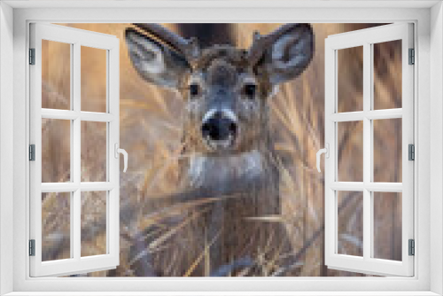 Fototapeta Naklejka Na Ścianę Okno 3D - Whitetail Buck Portrait