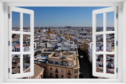 Fototapeta Naklejka Na Ścianę Okno 3D - Panorama aérien de Séville. Espagne.
