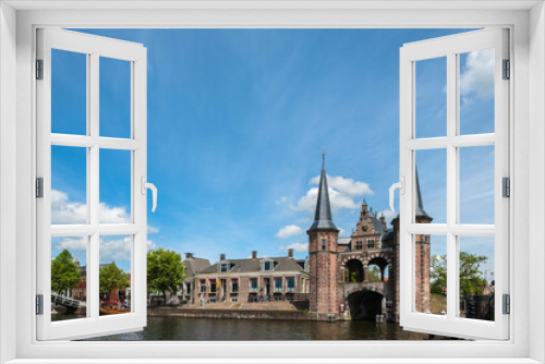 Fototapeta Naklejka Na Ścianę Okno 3D - Water gate in Sneek, Friesland province, The Netherlands