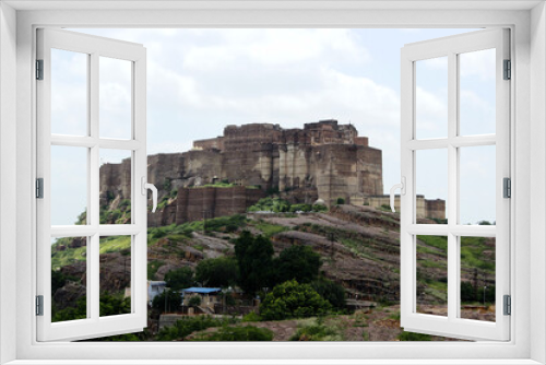 Fototapeta Naklejka Na Ścianę Okno 3D - Mehrangarh Fort in Jodhpur town. India 