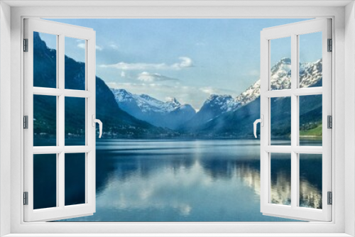Fototapeta Naklejka Na Ścianę Okno 3D - Norway 