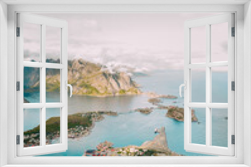 Fototapeta Naklejka Na Ścianę Okno 3D - lofoten