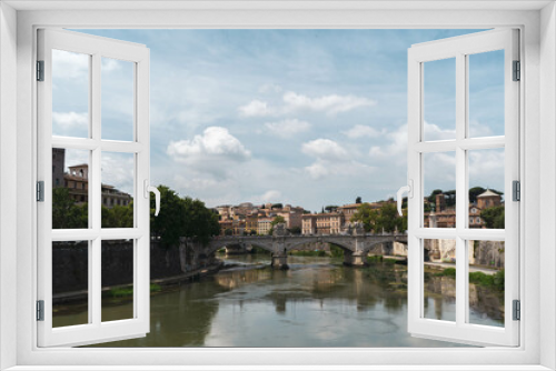 Fototapeta Naklejka Na Ścianę Okno 3D - ponte vecchio city