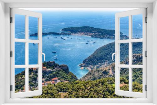 Fototapeta Naklejka Na Ścianę Okno 3D - View over the coastline of the French Riviera, Eze, France