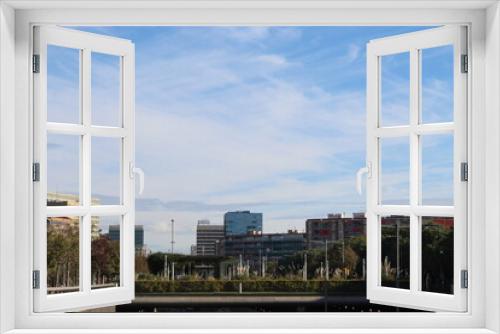 Fototapeta Naklejka Na Ścianę Okno 3D - Puente ciudad.