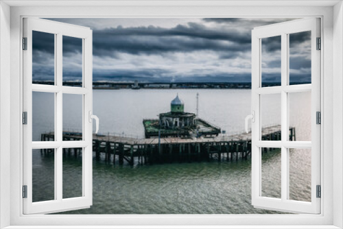 Fototapeta Naklejka Na Ścianę Okno 3D - pier in the sea