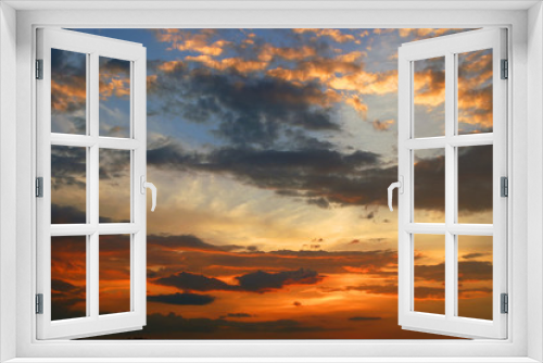 Fototapeta Naklejka Na Ścianę Okno 3D - clouds sunrise