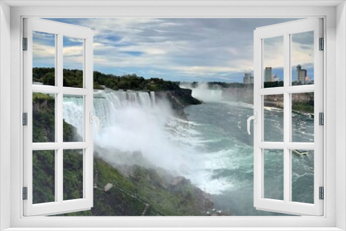 Fototapeta Naklejka Na Ścianę Okno 3D - Niagara Falls from the American Side