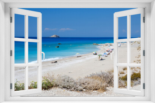 Fototapeta Naklejka Na Ścianę Okno 3D - Lefkada is one of the most breathtaking Greek islands and it is located in the heart of the Ionian sea, connected with the mainland by a small bridge