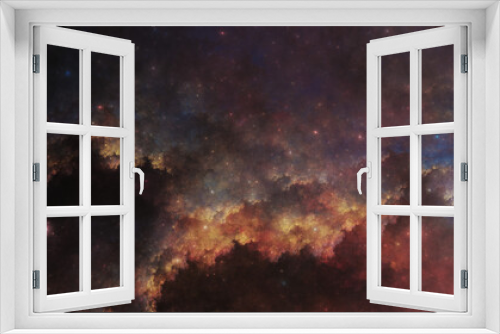 Fototapeta Naklejka Na Ścianę Okno 3D - Array of Creation - Fictional Nebula