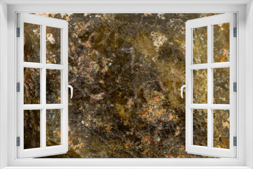 Fototapeta Naklejka Na Ścianę Okno 3D - macro mineral stone Andradite on a black background