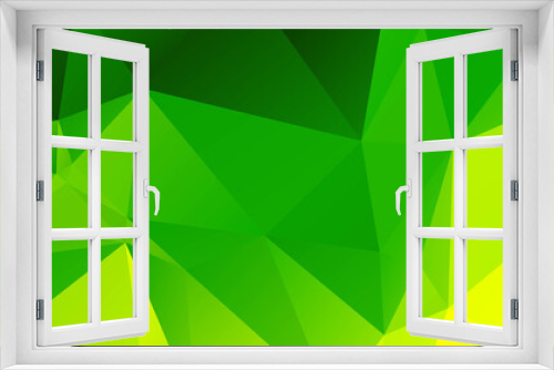 Abstract Green Polygonal banner background