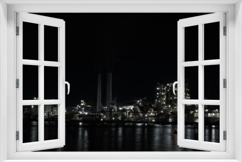 Fototapeta Naklejka Na Ścianę Okno 3D - 周南コンビナートの夜景！日本11大工場夜景都市の写真