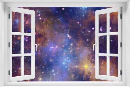 Fototapeta Naklejka Na Ścianę Okno 3D - 3D Space nebula