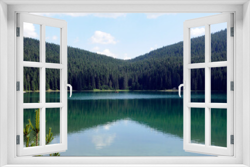 Fototapeta Naklejka Na Ścianę Okno 3D - am Crno jezero