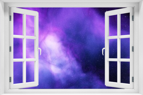 Fototapeta Naklejka Na Ścianę Okno 3D - Deep space nebula 3d illustration