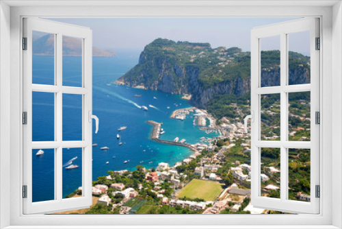 Fototapeta Naklejka Na Ścianę Okno 3D - Capri island