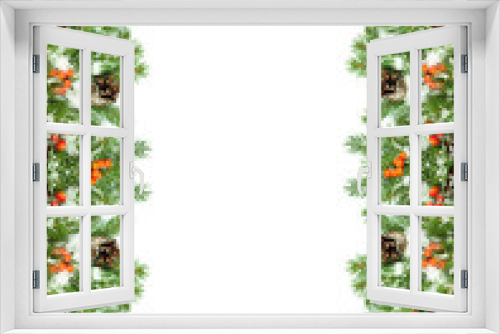Fototapeta Naklejka Na Ścianę Okno 3D - Christmas background. Eve framework
