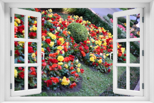 Fototapeta Naklejka Na Ścianę Okno 3D - Parki i ogrody