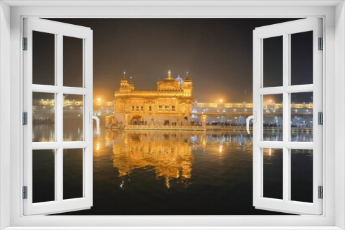 The famous Golden temple in Amritsar, Punjab,India
