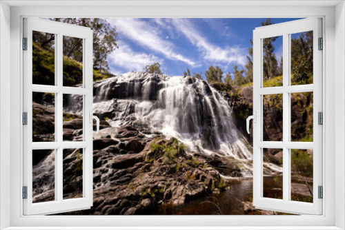 Fototapeta Naklejka Na Ścianę Okno 3D - Basket Swamp Falls, Boonoo State Forest