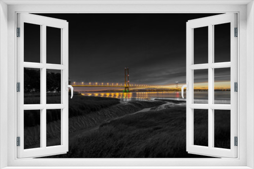 Fototapeta Naklejka Na Ścianę Okno 3D - Humber Bridge