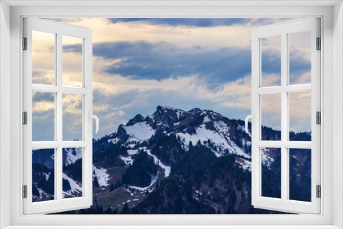 Fototapeta Naklejka Na Ścianę Okno 3D - Bavarian Prealps