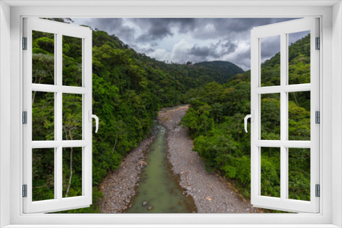 Fototapeta Naklejka Na Ścianę Okno 3D - A river in a jungle, Costa Rica