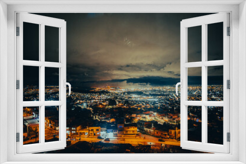Fototapeta Naklejka Na Ścianę Okno 3D - Noches de luces en Bogotá