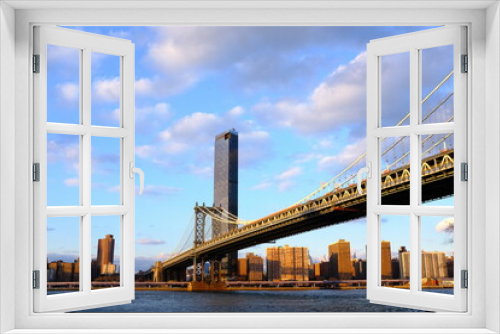Fototapeta Naklejka Na Ścianę Okno 3D - Brooklyn Bridge in NYC, U.S.