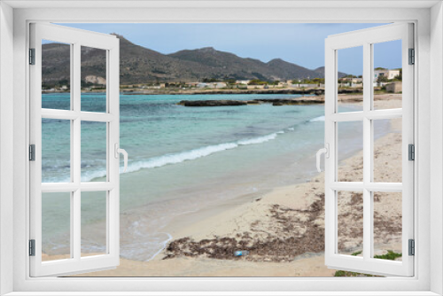 Fototapeta Naklejka Na Ścianę Okno 3D - vedusta spiaggia isola di favignana