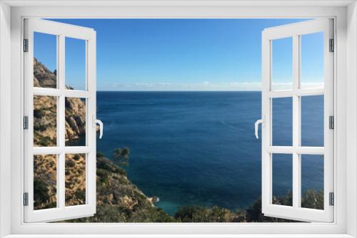 Fototapeta Naklejka Na Ścianę Okno 3D - View of the Mediterranean Sea and Cape Sant Antoni