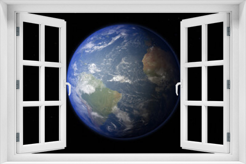 Fototapeta Naklejka Na Ścianę Okno 3D - Planet Earth - Elements of this Image Furnished By NASA. 3D rendering.
