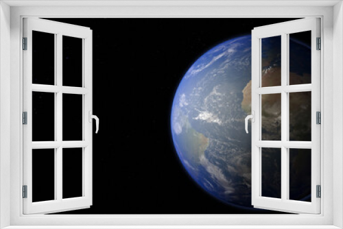 Fototapeta Naklejka Na Ścianę Okno 3D - Planet Earth - Elements of this Image Furnished By NASA. 3D rendering.