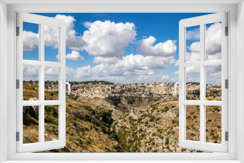 Fototapeta Naklejka Na Ścianę Okno 3D - Matera Vista visa parco della Murgia