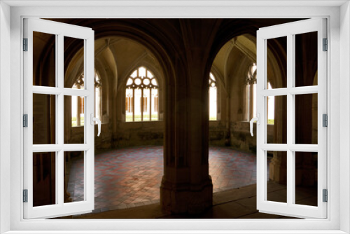 Fototapeta Naklejka Na Ścianę Okno 3D - Bebenhausen Abbey (Kloster Bebenhausen), Germany: decorative gothic windows