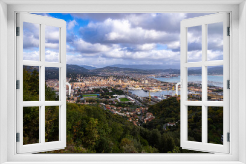 Fototapeta Naklejka Na Ścianę Okno 3D - City of La Spezia in Italy - panoramic view - travel photography