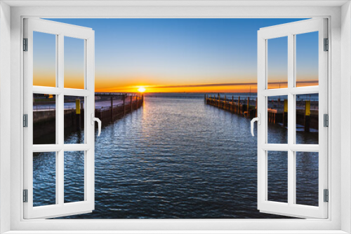 Fototapeta Naklejka Na Ścianę Okno 3D - Hafen Romantik