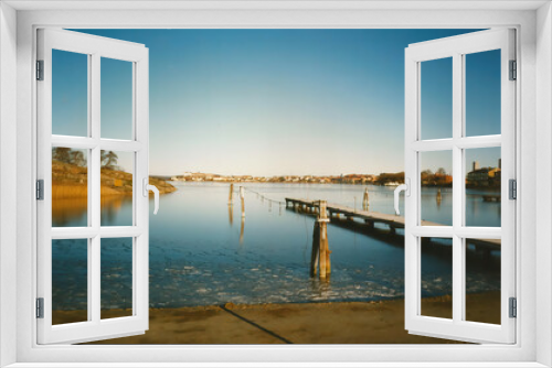 Fototapeta Naklejka Na Ścianę Okno 3D - The waterfront of the town of Karlskrona in Sweden