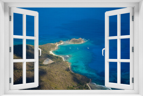 Fototapeta Naklejka Na Ścianę Okno 3D - Peter Island And Carrot Rock. British Virgin Islands Caribbean
